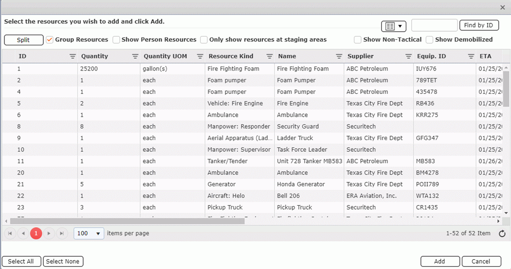 Graphical user interface, table

Description automatically generated